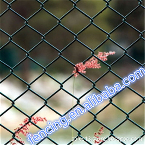 Anping factory hot sell Park PVC/PE dipped coating Chain Link Fence